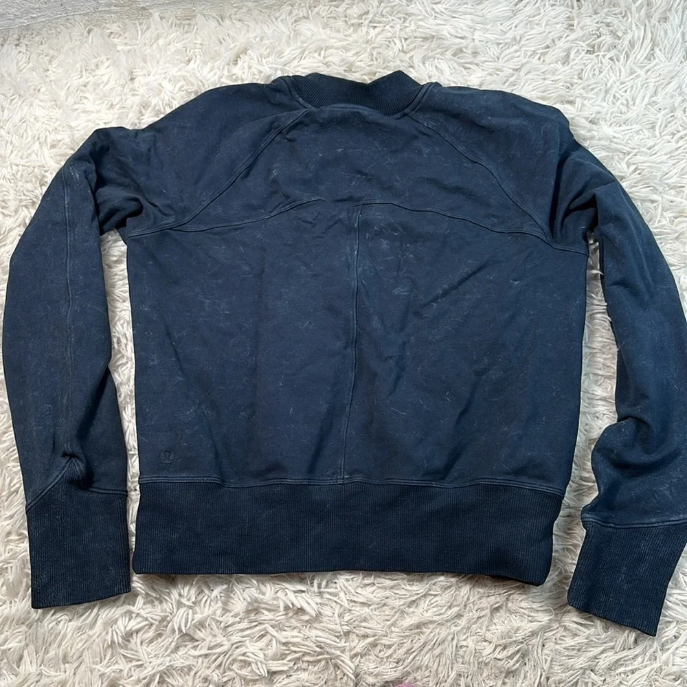 Lululemon Ready to Roll Crew *Dye Acid Rubber Dye True Navy